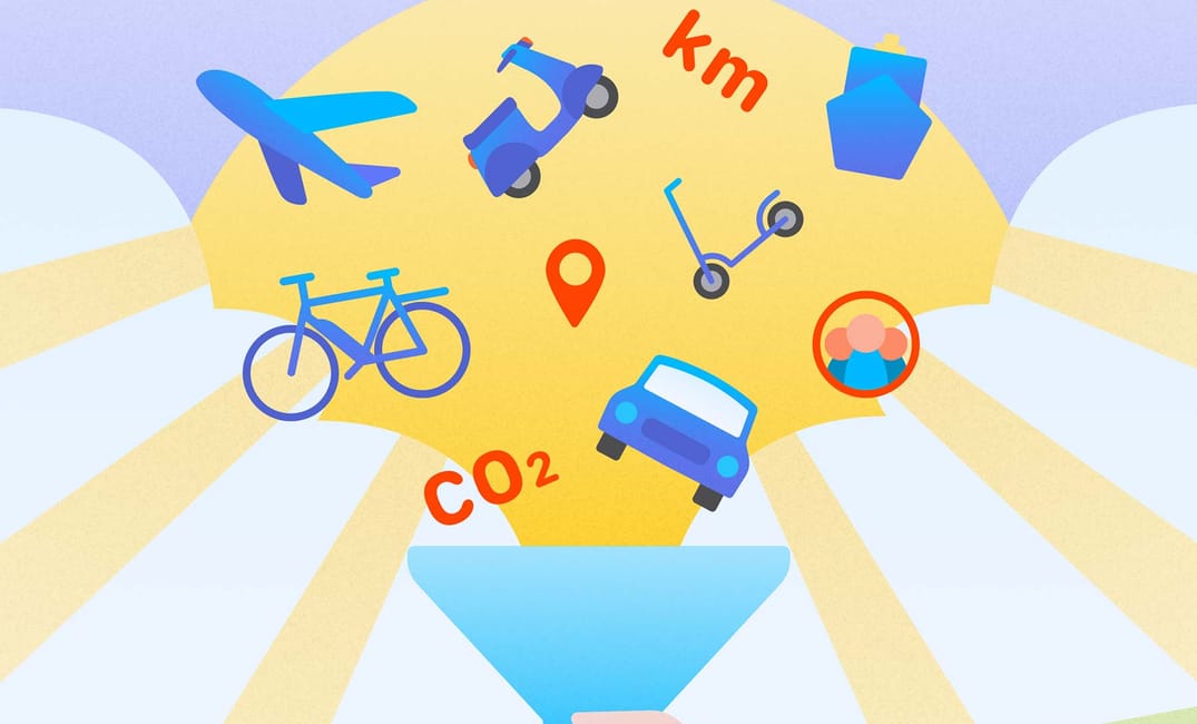 Erfasse die Mobilitäts-Emissionen deines Events