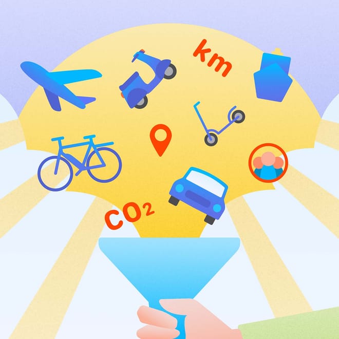 Bild von: Erfasse die Mobilitäts-Emissionen deines Events